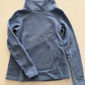 Dudley Stephens Greenpoint Turtleneck in Vello Fleece (Denim Blue)